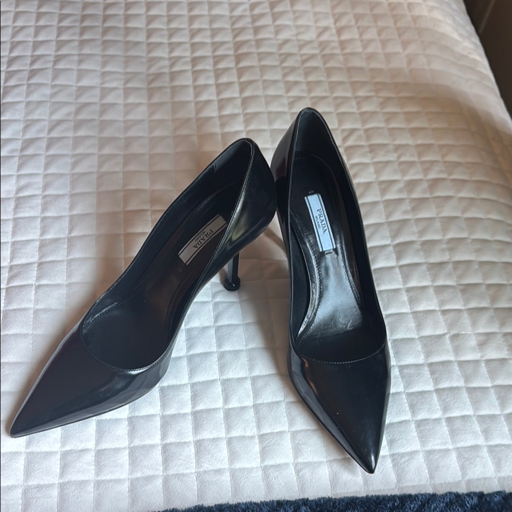 Prada Black Women's Heels 7.5
